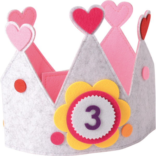 Eduplay Verjaardagskroon Birthday Crown pink