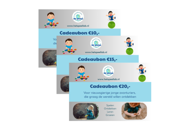 cadeaubonnen 3x