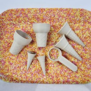 ijshoorntjes set PLA sensorisch spel
