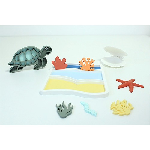 kids-kabinet-vulvorm-pla-schildpad 2 Kids Kabinet PLA Vultray vulvorm – Octopus| Sensorisch Spel Onderwater