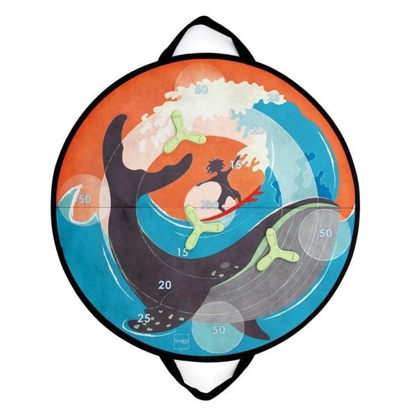 disker walvis (1) Scratch Europe – Disker Game Surfer – Actief Werpspel Magnetisch