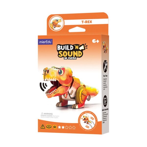 Mieredu – 3D Puzzel Build & Sound – Tyrannosaurus Rex