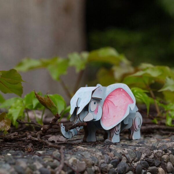 olifant2 MierEdu – 3D Puzzel Build & Sound – olifant bouwpakket