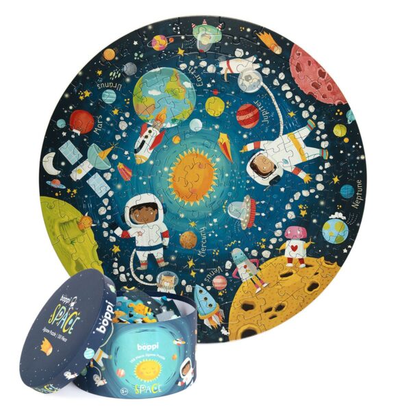 4RWD ruimtevaart puzzel rond 150 stukjes – complete puzzel overzicht