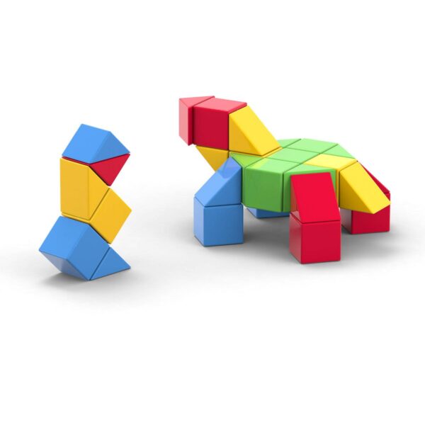Creatieve magneetblokken in verschillende vormen en kleuren – Ainstein speelgoed