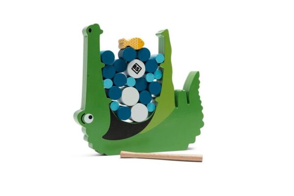 Stapelspel voor kinderen – hongerige krokodil balans uitdaging”