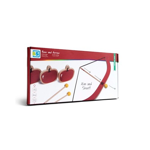 BS Toys houten boogschiet set met veilige pijlen voor kinderen