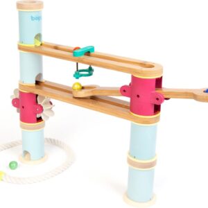 Boppi houten knikkerbaan uitbreidingspakket met wipwap