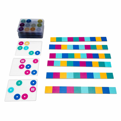 kin deren spelen het spel BS Toys Brain Race spel – educatief tafelspel voor kinderen en gezinnen, met houten schijven en voorbeeldkaarten het speellab