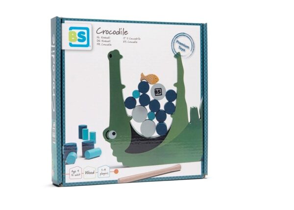 Balans- en motoriekspel voor kinderen – BS Toys Krokodil