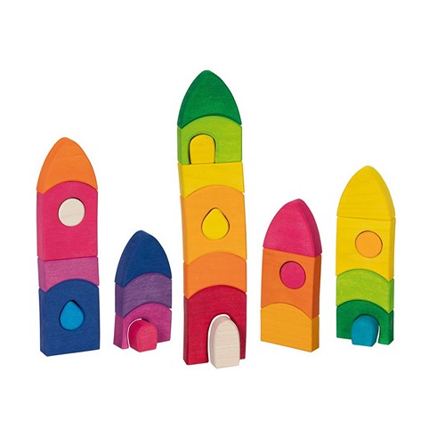 Goki Evolution Bouwblokken Morgana compleet opgebouwd in fantasievorm