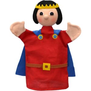 Handpop Prins Bass & Bass – poppenkast en rollenspel speelgoed verkrijgbaar bij het speellab