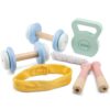 houten-fitness-speelset-kinderen-rollenspel-speellab Complete houten speelgoed fitness set – ideaal voor rollenspel en motoriek