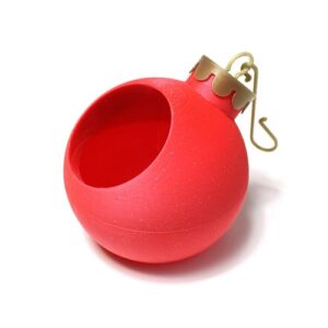 Vulbare rode kerstbal van Kids Kabinet voor sensorisch spel