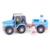new-classic-toys-houten-tractor-aanhanger-melkflessen-speelgoed New Classic Toys houten tractor met aanhanger en melkflessen – duurzaam houten speelgoed