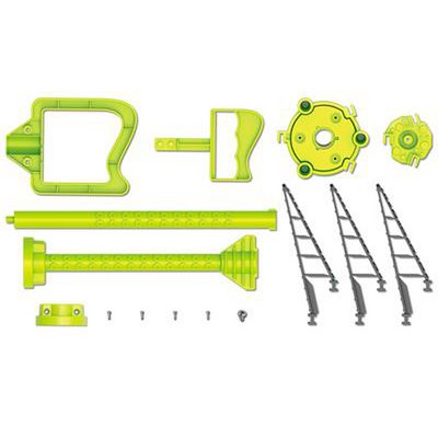 losse onderdelen 4M KidzLabs Octopus Robotarm – educatief STEM speelgoed met hydrauliek