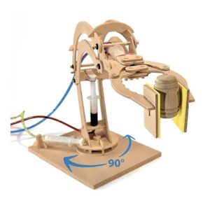 Hydraulische houten robotarm bouwset van Moses PhänoMINT