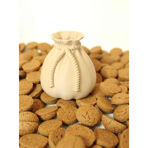 Duurzaam bakje in vorm van Zak van Sinterklaas