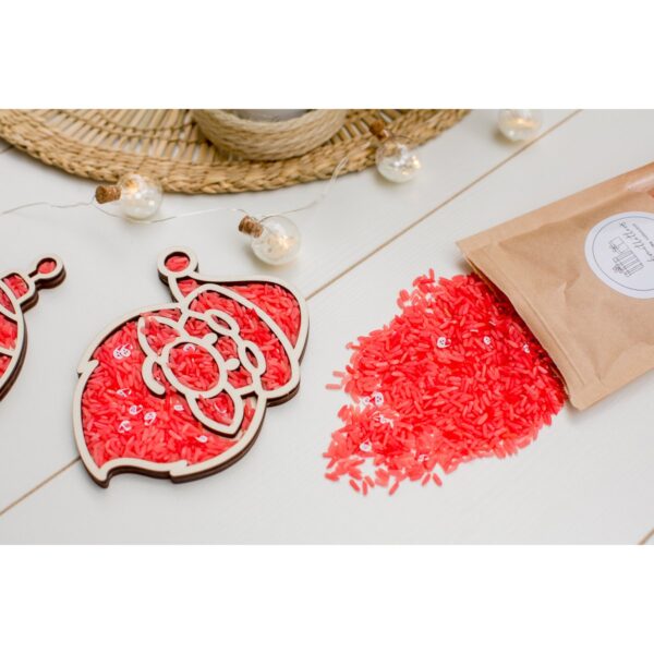 Houten Vultray Kerstman met speelrijst – Leuk met Letters