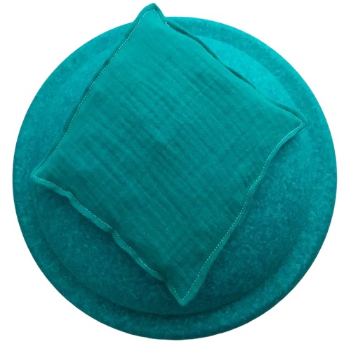 Montessori sensorisch speelgoed pittenzak groen