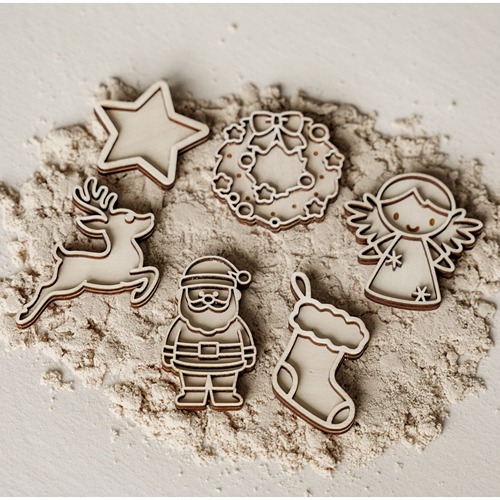 vultray-kerstman-rendier-kerstsok-hout-duurzaam Kerstmis vultray set van FSC hout – ster, kerstsok, rendier en engel