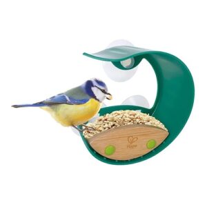 hape-vogel-voederhuisje-bird-feeder-het-speellab-ramen Hape vogel voederhuisje aan raam bevestigd – duurzaam bird feeder voor kinderen