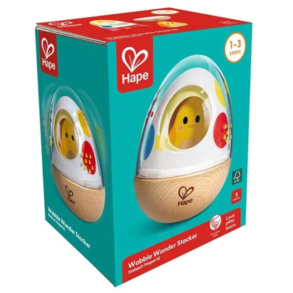 hape-wobble-wonder-tuimelaar-stapeltoren-peuter.jpg Hape Stapeltoren Wonder Tuimelaar – houten stapelspeelgoed voor peuters bij het Speellab