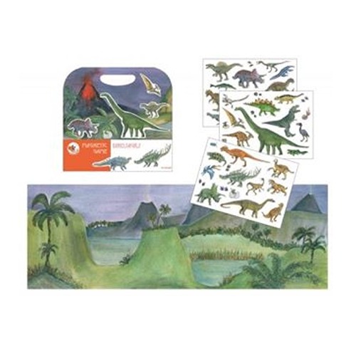Creatief dinosaurus magneetboek van Egmont Toys met magnetische dino-figuren