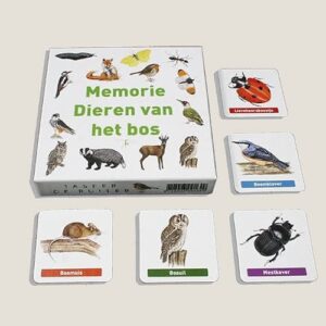 Tringa Paintings memorie dieren in het bos bij het Speellab