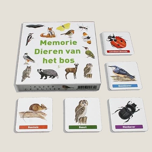 Tringa Paintings memorie dieren in het bos bij het Speellab