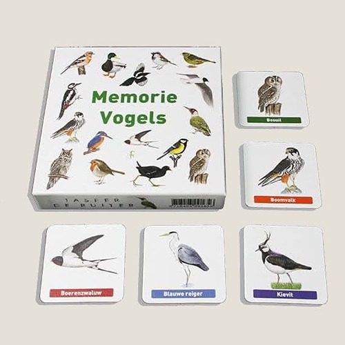 Tringa Paintings memorie vogels een educatief geheugenspel bij het Speellab