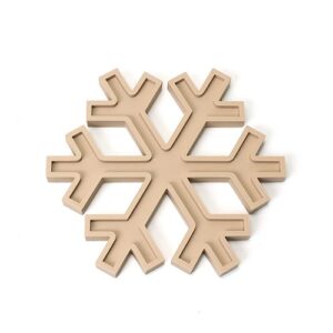 Vulvorm PLA sneeuwvlok van Kids Kabinet bij Het Speellab