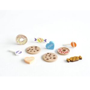 Closeup van de Magic mini's van KIddi thema sweet - snoep, mooi open einede spel