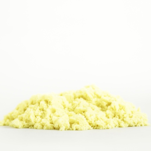 Sensoryfun magicsand geel verkijgbaar bij Het Speellab in closeup