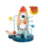 Houten motoriekspiraal baby speelgoed Goki raket