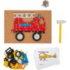 Small Foot hamertje tik voertuigen in de stad houten creatief speelgoed voor peuters