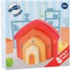 houten-bouwstenen-huis-small-foot-montessori-speelgoed Montessori geïnspireerde houten bouwstenen huis van Small Foot voor creatief en sensorisch spel
