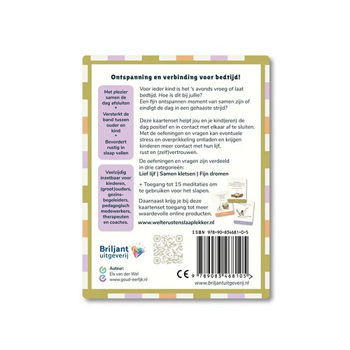 welterusten-lekker-slaapkaartjes-slaapritueel-briljant-uitgeverij-speellab Welterusten, slaap lekker! – Slaapkaartjes van Uitgeverij Briljant slaapritueel en rustmomenten bij Het Speellab