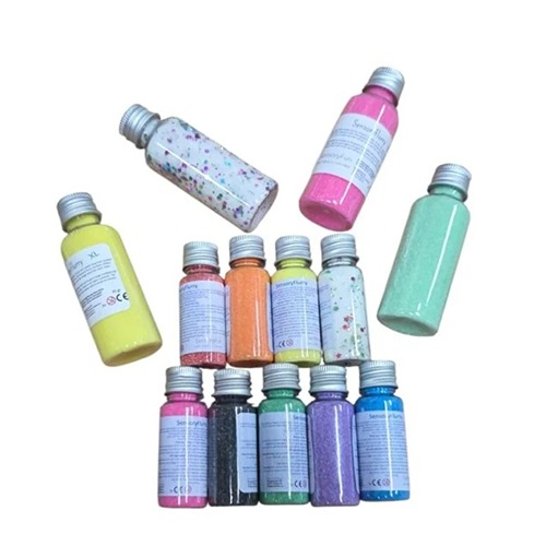 Potjes sensoryflurry in verschillende kleuren van Sensoryfun