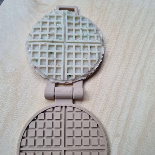 Kiddi klei en zand mal wafels voor speelkeuken