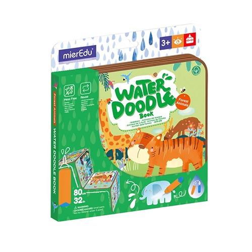 MierEdu bosdieren doodle boek ideaal reisspeelgoed voor onderweg