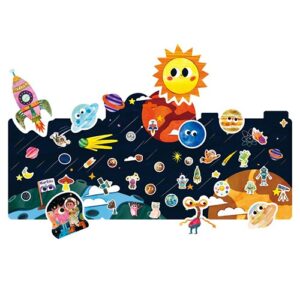 MierEdu Space Explorer jelly stickers met astronauten en raketten
