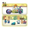 Magnetisch speelbord MierEdu trucks puzzel compact en handig
