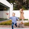 Kinderen spelen met Scratch Tijger en Leeuw werpspel