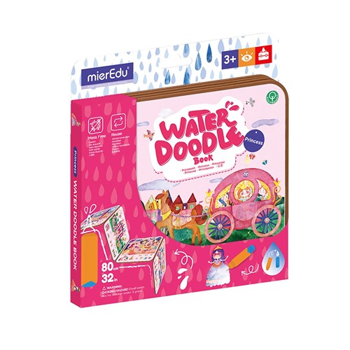 MierEdu prinsessen doodle boek ideaal reisspeelgoed voor onderweg