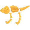 Sand-moulds-Triceratops-Eduplay-zandvorm-strandspeelgoed Zandvormen in geel die samen het skelet ban Triceratops vormen.