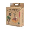 Huckleberry cable transport voor kinderen in de natuur