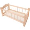 rollenspel-poppenbed-houten-wieg-small-foot Small Foot houten poppenwieg naturel als duurzaam speelmateriaal voor de huishoek in de klas