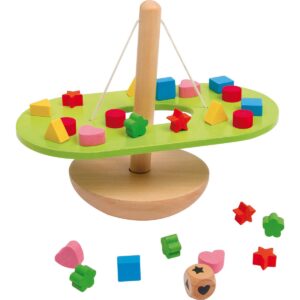 small-foot-evenwichtspel-balansspel-houten-speelgoed Het duurzame houten Small Foot Evenwichtspel Balansspel op een witte achtergrond